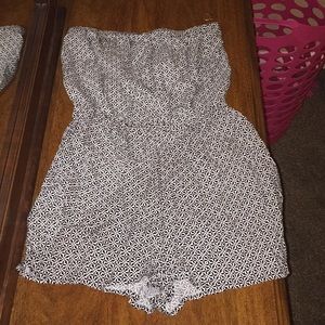 Black and White Romper
